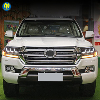 YU GUANG pour Toyota Land Cruiser Pièces Auto 2016-2021 LC200 Phares Améliorés Land Cruiser LC200 Facelift Paire de Phares LED