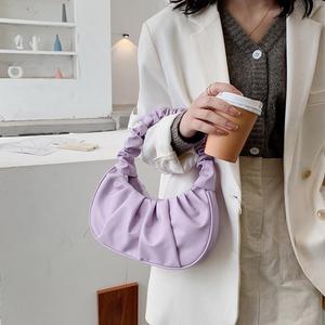 2025 verano suave Casual bolsos moda axila bolsos señoras hombro Vintage mujer Mini <span class=keywords><strong>Dumpling</strong></span> para mujer - Product Image 2