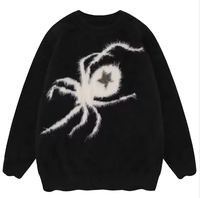 Pull en coton à longues fibres pour homme avec logo personnalisé pour l'hiver - Style pull à épaules tombantes résistant au rétrécissement et aux plis