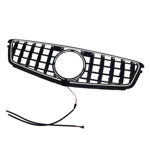 กระจังหน้า Mercedes-Benz C-Class W204 LED ปี 2009-2014 แบบมีไฟ  อะไหล่เปลี่ยน  วัสดุ ABS - Product Image 3