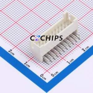 HC-PHB-2*11AW-05 Wire-to-Board Pin Header Bent Lead Through Hole,P=2mm Connector 2x11P 2mm Right Angle Insert 22P - Product Image 1