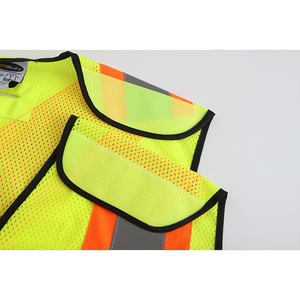 Ansi lớp 2 có thể điều chỉnh <span class=keywords><strong>Hi</strong></span> <span class=keywords><strong>VIS</strong></span> ly khai an toàn vest x-trở lại đa túi biểu tượng tùy chỉnh màu sắc cho nơi làm việc an toàn - Product Image 5