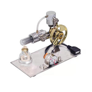 Kit de Modélisation de <span class=keywords><strong>Moteur</strong></span> <span class=keywords><strong>Stirling</strong></span> - Matériaux <span class=keywords><strong>Bois</strong></span> et Plastique, Sans Batterie Requise, Jouet d'Expérience Scientifique à Usage Éducatif - Product Image 3