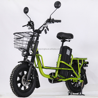 Grande batterie Monster mise à niveau V3 Plus V8 Pro vélo électrique 16 pouces 60V 21Ah 30Ah 40Ah vélo électrique Cargo Food Delivery E Bike