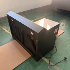 Campana Extractora Eléctrica de 36 Pulgadas, 1000m/h, para Exteriores, Montaje en Pared, Control Remoto, 3 Velocidades, Luces LED, Uso Doméstico y Hotelero, Acero Inoxidable Negro - Product Image 1