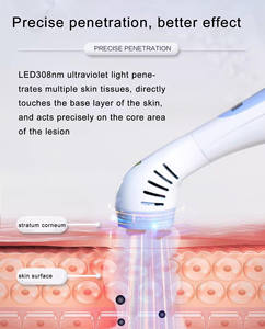 Лампа для фототерапии Kernel KN-4003B2 LED 308 нм, узкополосная УФБ-лампа для лечения витилиго и псориаза - Product Image 3