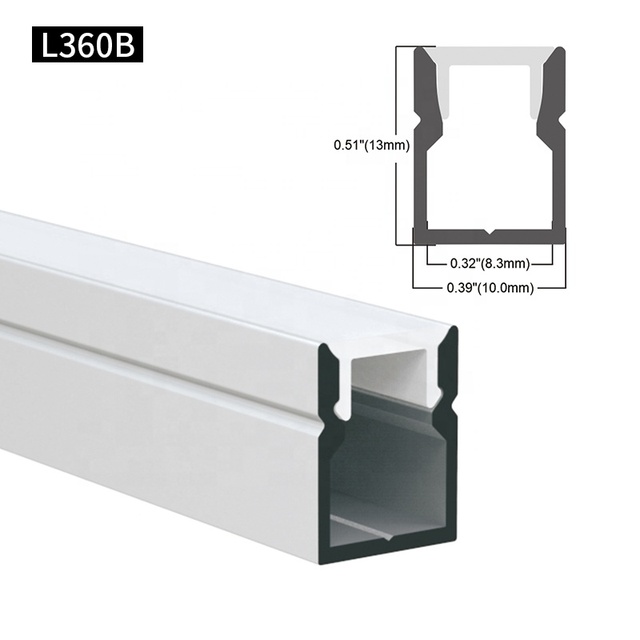 Aluminium LED Profile Light on Wall LED Extrusion Corner Low Profile Light Ceiling
