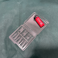 Emballage blister en forme de coquille pour 7 paquets de cônes de 98 mm de longueur standard