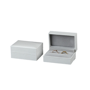Boîte de présentation de bijoux en bois avec logo personnalisé, en cuir brossé et velours vintage pour ranger les bagues, les colliers et les boucles d'oreilles - Product Image 6