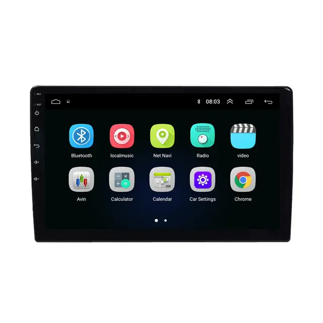 2K 13 pulgadas 9/10 pulgadas pantalla táctil 2000*1200 Universal Bt5.0 nuevo 3D Ui 4G Fm Am Dsp Rds Android Auto Carplay 2 Din Car Radio