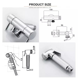 Набор хромированных распылителей для унитаза - Product Image 4