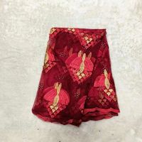 Voile en filet respirant brodé à motif floral 2x1m pour femmes musulmanes africaines, usage quotidien toutes saisons, en gros, en stock