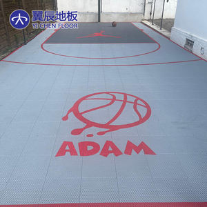 Dalles de sol pour terrain de basket-ball extérieur en plein air, taille personnalisée, dalles de sol imbriquées - Product Image 6