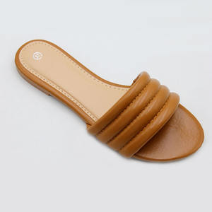 Популярные уличные женские тапочки летние удобные мягкие плоские Нескользящие износостойкие туфли ручной работы для женщин - Product Image 2