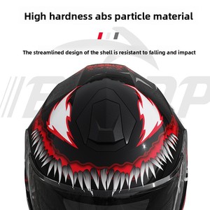 <span class=keywords><strong>Casque</strong></span> de <span class=keywords><strong>moto</strong></span> <span class=keywords><strong>Predator</strong></span> Design certifié DOT en ABS pour hommes et femmes, chaud pour l'hiver, scooter électrique, intégral, toutes saisons, universel - Product Image 2