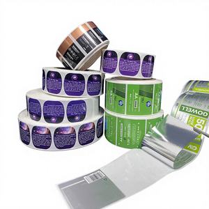 Étiquettes adhésives imperméables en PVC laminé de qualité <span class=keywords><strong>alimentaire</strong></span> avec logo de marque personnalisé <span class=keywords><strong>pour</strong></span> l'emballage de bouteilles de produits alimentaires, de boissons et de cosmétiques - Product Image 6