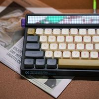 New Mechanical Keyboard Keycaps with Soft Light Theme, Cute for Girls, Magnetic Keys, Universal and Customizable Complete Set