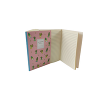 Carnet d'exercices A5 à couverture en papier couché, motif floral, 100 feuilles, fournitures de bureau personnalisées pour l'école, vente en gros