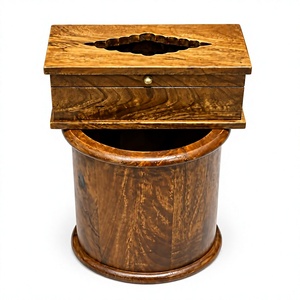 Handcrafted Luxury Sandalwood Tissue Box with Brass Inlay for Religious Winter Use Eco-Friendly Indian Incense - Product Image 5