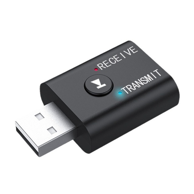 USB wireless BT adapter 3.5mm speaker computer TV 5.0 Blue tooth two-in-one receiver transmitter