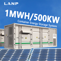 Conteneur de stockage de batteries au lithium BESS 100 kWh 200 kWh 500 kW 1 MW, système de stockage d'énergie solaire ESS pour usage industriel, centrale électrique