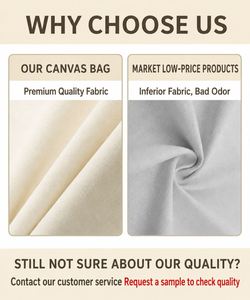 Wholesale Organic Cotton Canvas <b>Tote</b> Bag Custom Logo Eco Friendly Reusable 100% Cotton Shopping Bags for Daily Grocery Travel - Product Image 5