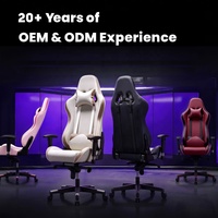 Chaise de bureau ergonomique haut de gamme en cuir PVC, pivotante à 360 degrés, moderne, blanche, réglable en hauteur, pour jeux et ordinateur (OEM/ODM)