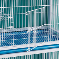 Volière à pigeons supérieure et durable à 3 niveaux, 95 cm, anti-rongeurs, spacieuse, pour l'association des pigeons, l'observation et la reproduction en extérieur