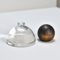 Flacon de Parfum Cône à Bouchon Boule 30 ML, Flacon Vaporisateur en Verre Portable à Baïonnette pour Parfum