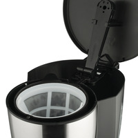 Cafetière automatique 1000W avec système anti-goutte, fonctionnement facile, fonction de brassage rapide, cafetières électriques à filtre pour la maison