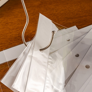 Nhà Máy Giá Hbl KZ-OPP-260 Tôi Dùng Một Lần Tự Dính Thẻ Đầu Túi Nhiều Kích Cỡ <span class=keywords><strong>Bopp</strong></span> Thu Nhỏ Túi Ống Đồng In Ấn Bán Lẻ - Product Image 3