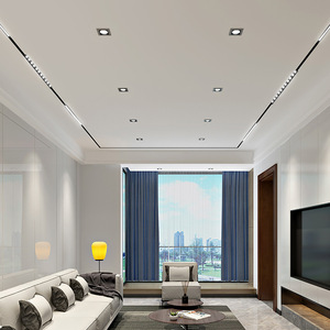 Track Light Recessed Rail <b>Spotlight</b> Linear Frameless Surface Mount Suspension Light Commercial Residential Lighting - Product Image 3