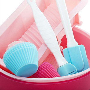 Silicone Cake Mold Set 11 Pieces Reusable Baking Tools For Children And Chocolate Molds - Product Image 3