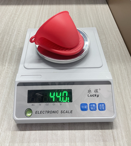 Lò nướng Silicone nhiệt cách điện găng tay dễ thương nấu ăn Lò vi sóng không trượt Gripper giữ nồi BPA free Silicone găng tay - Product Image 6