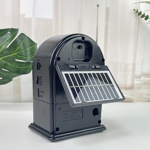 ELETREE RX-82CS Jukebox de Escritorio con Bluetooth, Altavoz Inalámbrico, Carga Solar, Radio AM/SW/FM de 3 Bandas, Reproductor de Música con USB y Tarjeta TF - Product Image 3