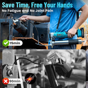 21V không dây điện không chổi than Pin Lithium đa chức năng công cụ điện mỡ súng - Product Image 4