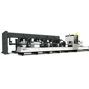 Heavy Duty Industry H Beam 2000w 6kw Stainless Steel Metal Cutting Fiber Laser Cutting Machine Cnc Laser Cutter Tube Alignment