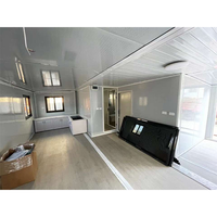Maison préfabriquée légère en acier 20 pieds préfabriquée emballage plat maison modulaire en conteneur ondulé pour usage domestique