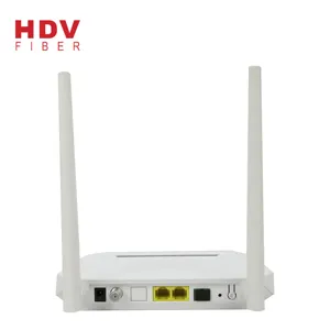 ONU XPON AC WiFi 1200Mbps Ftth IEEE802.11b/G/N/Ac 2.4G/5GHz 2GE + Wifi CATV POTS AC ONU Router Kualitas Tinggi