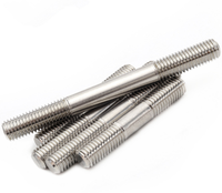 Factory Custom Double End Stud Screw Double End Stud Bolt M2-M64 Equal Thread Length Both Ends Fully Threaded Stud Screw Rod