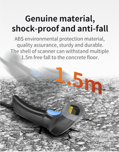 <span class=keywords><strong>Lecteur</strong></span> de codes-barres USB 1D CCD, scanner de codes QR filaire portable, <span class=keywords><strong>lecteur</strong></span> de codes-barres pour magasin - Product Image 5