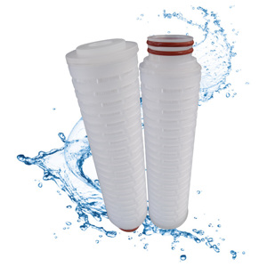Cartouche filtrante plissée en polypropylène pour la filtration stérile de la bière et du vin, avec pompe de 0,45 micron incluse, garantie 1 an - Product Image 1