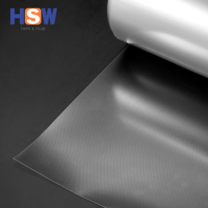 Film de protection en PET fluorosilicone gaufré blanc 75 µm 1-5 g pour patch hydrogel / feuille antidouleur / patch ECG - Product Image 3