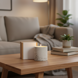 Cadeau de déménagement pour femmes et hommes - <span class=keywords><strong>Bougie</strong></span> en céramique de <span class=keywords><strong>porcelaine</strong></span> parfumée à la lavande 6oz, parfum floral longue durée, décoration pour nouvelle <span class=keywords><strong>maison</strong></span> - Product Image 3