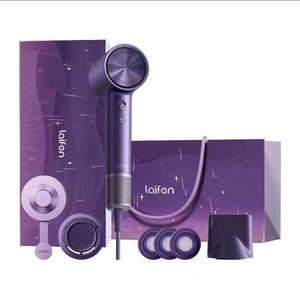 Secador de Pelo Laifen Swift 4, Color Morado Medianoche, Set de Regalo, Motor Iónico de Alta Velocidad, Boquilla Giratoria - Product Image 1