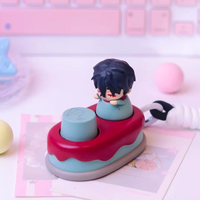 Figurine en PVC floqué à tête ronde de la série Aliien Stage Rabbit, boîte mystère, et Ornement de boîte mystère de la série Aliien Stage Baby (keycaps)