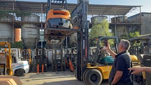 Montacargas Diésel Komatsu FD7T 4WD Usado de Segunda Mano de Alta Calidad y Bajo Precio / Hecho en Japón, Shanghái - Product Image 6