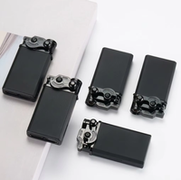 Briquet torche en métal rechargeable au butane, logo personnalisé, vente en gros, briquet pas cher, cadeau promotionnel