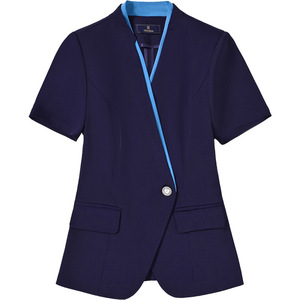 Professional Women's Work Suits Three Quarter Sleeve Polyester Anti Wrinkle For Hotel Reception Sales Jewelry Beauty Staff - Product Image 5