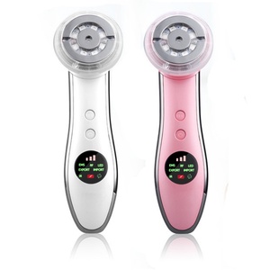 Appareil de beauté anti-âge à 5 couleurs de luminothérapie, masseur facial vibrant pour un nettoyage en profondeur et une absorption efficace - Product Image 6